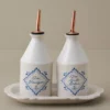 Juliet Ceramic Oil & Vinegar Pour Set
