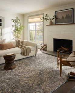 Junie Blue Natural Rug