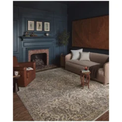 Junie Blue Natural Rug