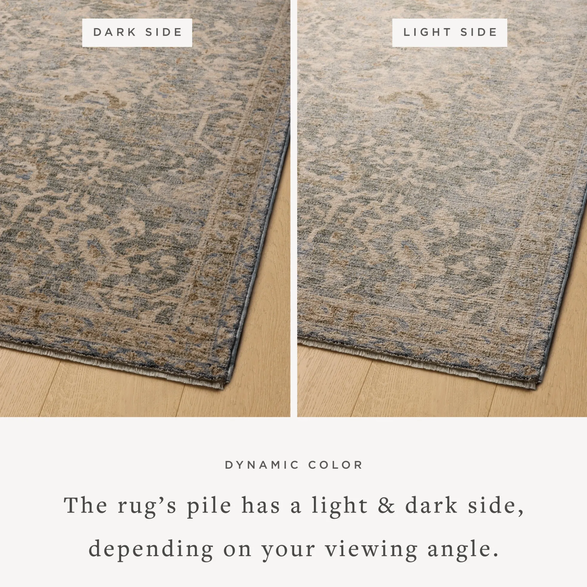 Junie Blue Natural Rug