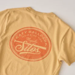 Katy Ballpark Mustard Crest Tee