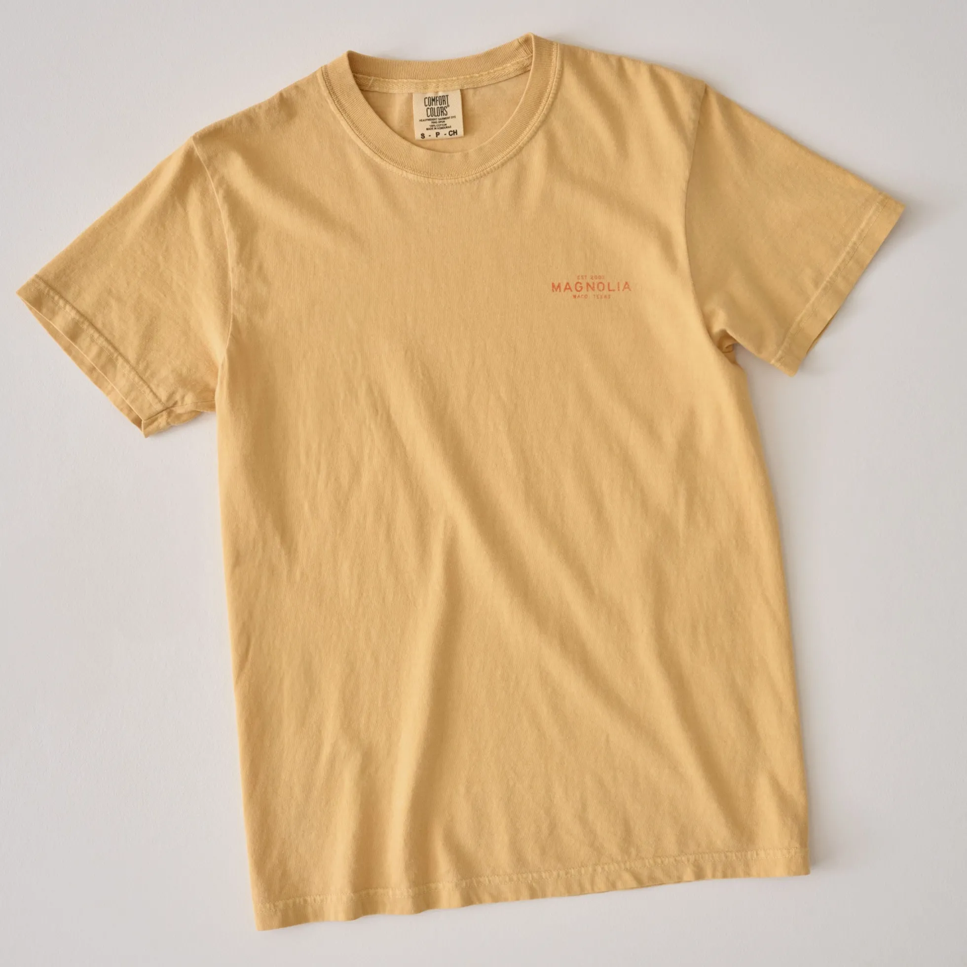 Katy Ballpark Mustard Crest Tee