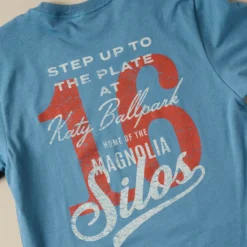 Katy Ballpark Steel Blue Tee
