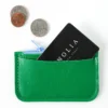 Kelly Green Small Change Wallet