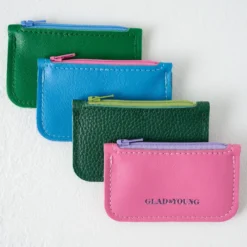 Kelly Green Small Change Wallet