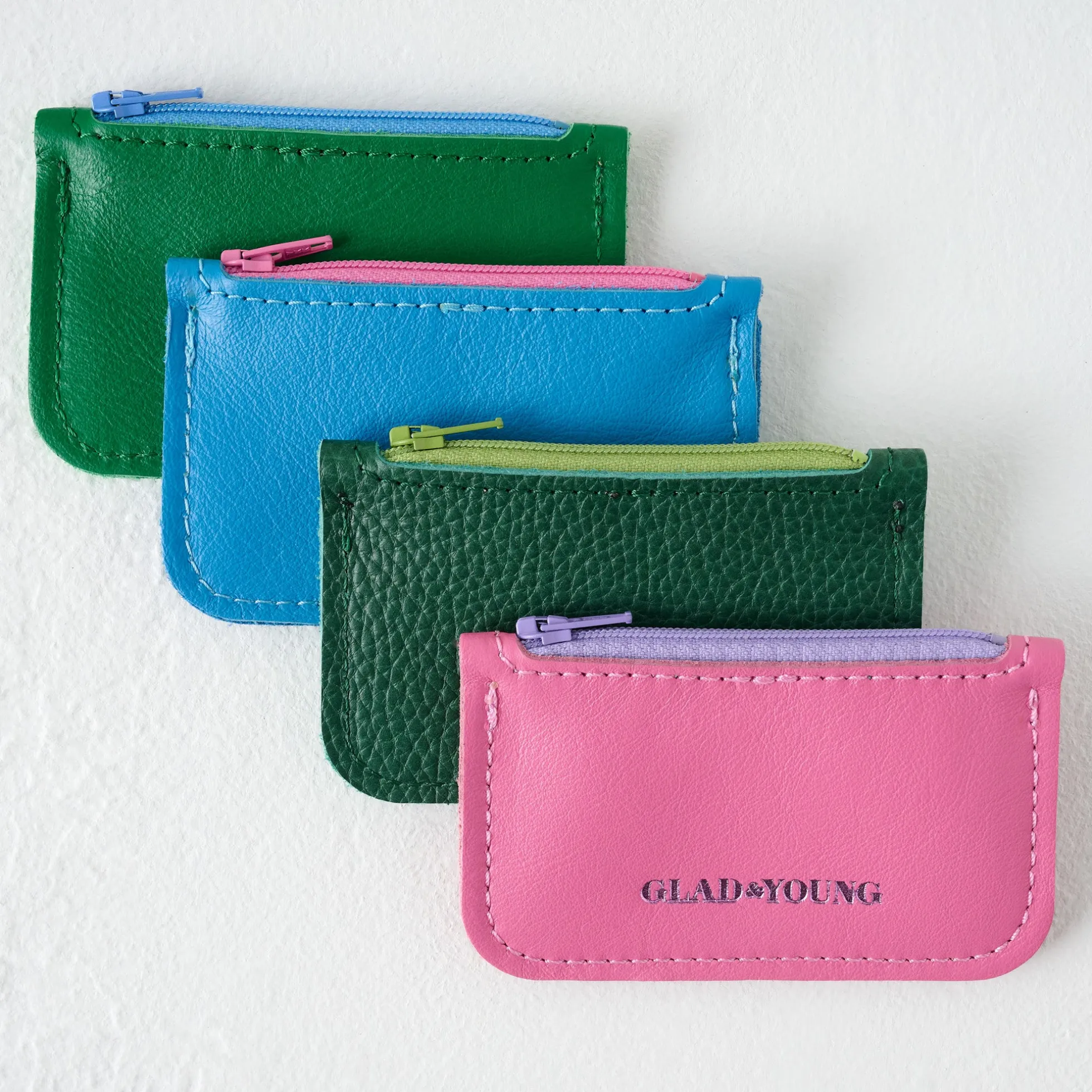 Kelly Green Small Change Wallet