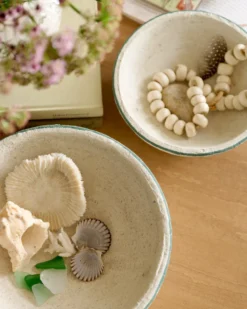 Lane Green Rimmed Decorative Bowl