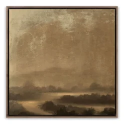 La Terre by Dan Hobday - Rustic Walnut Floater
