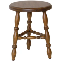 Lavinia Turned Leg Stool (short)