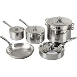 Le Creuset Stainless Steel 10 Piece Set