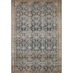 Lenna Indigo Natural Rug