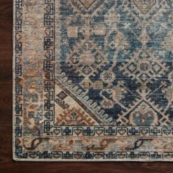 Lenna Indigo Natural Rug