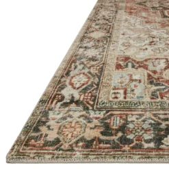 Lenna Rust Charcoal Rug
