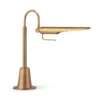 Linear Natural Brass Task Lamp