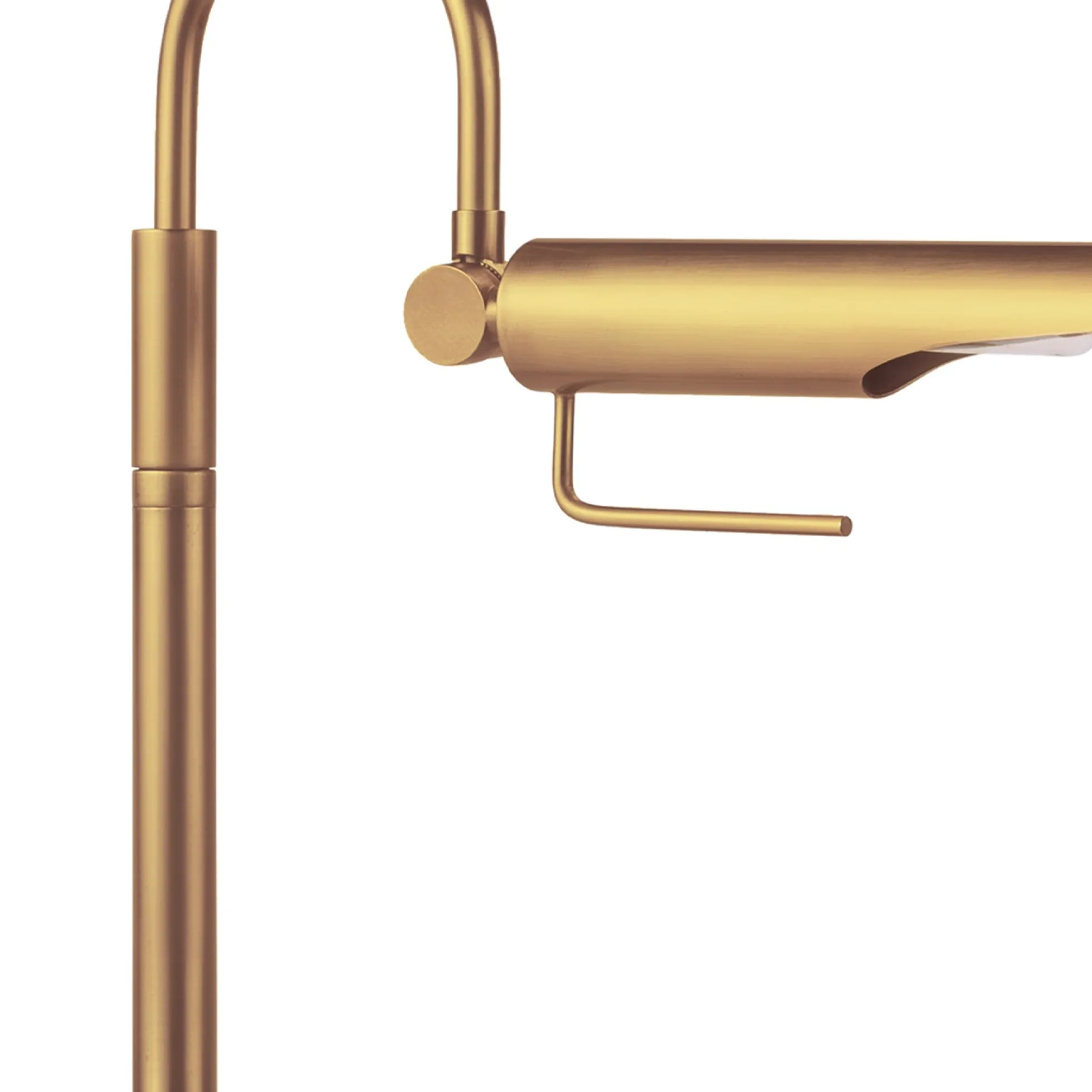 Linear Natural Brass Task Lamp