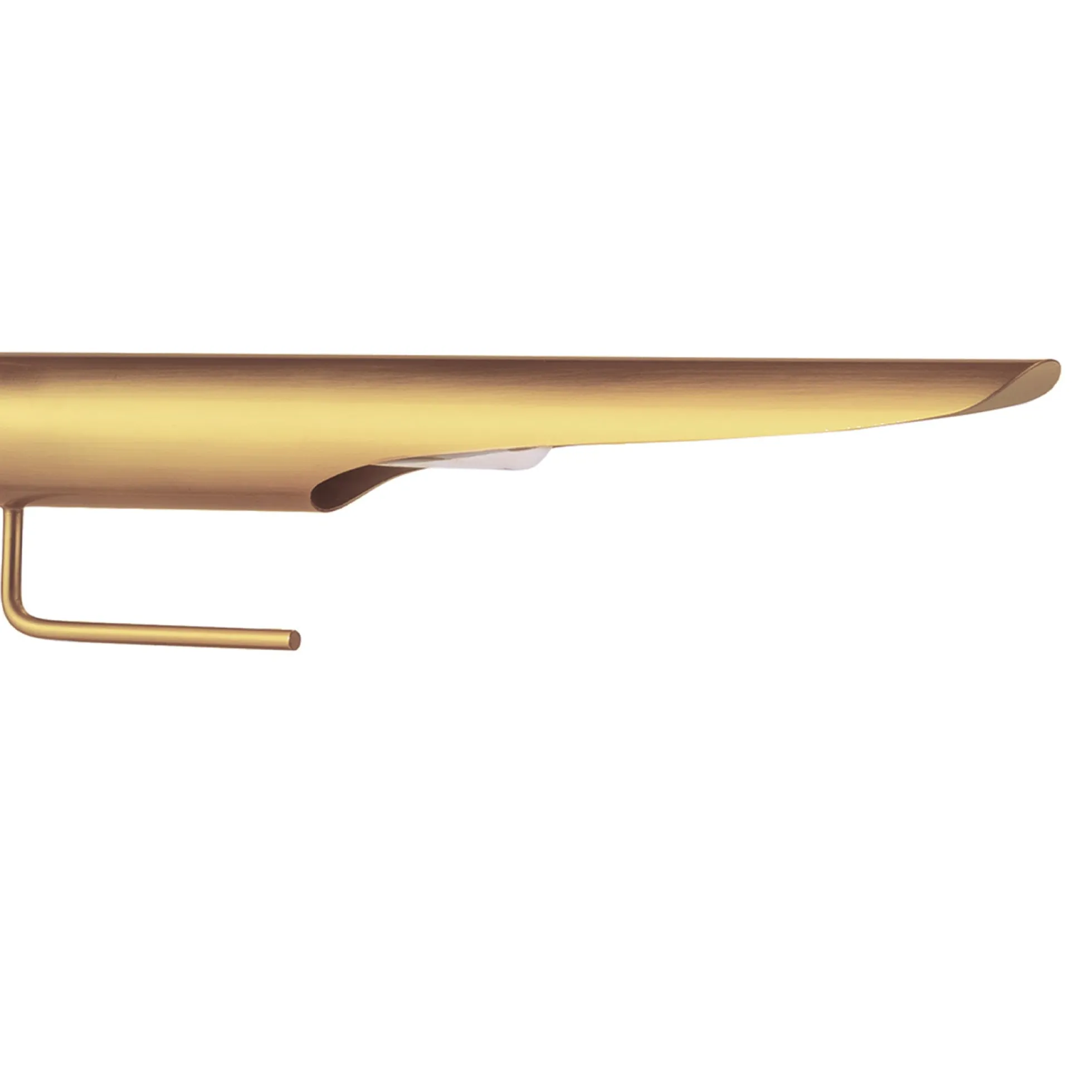 Linear Natural Brass Task Lamp
