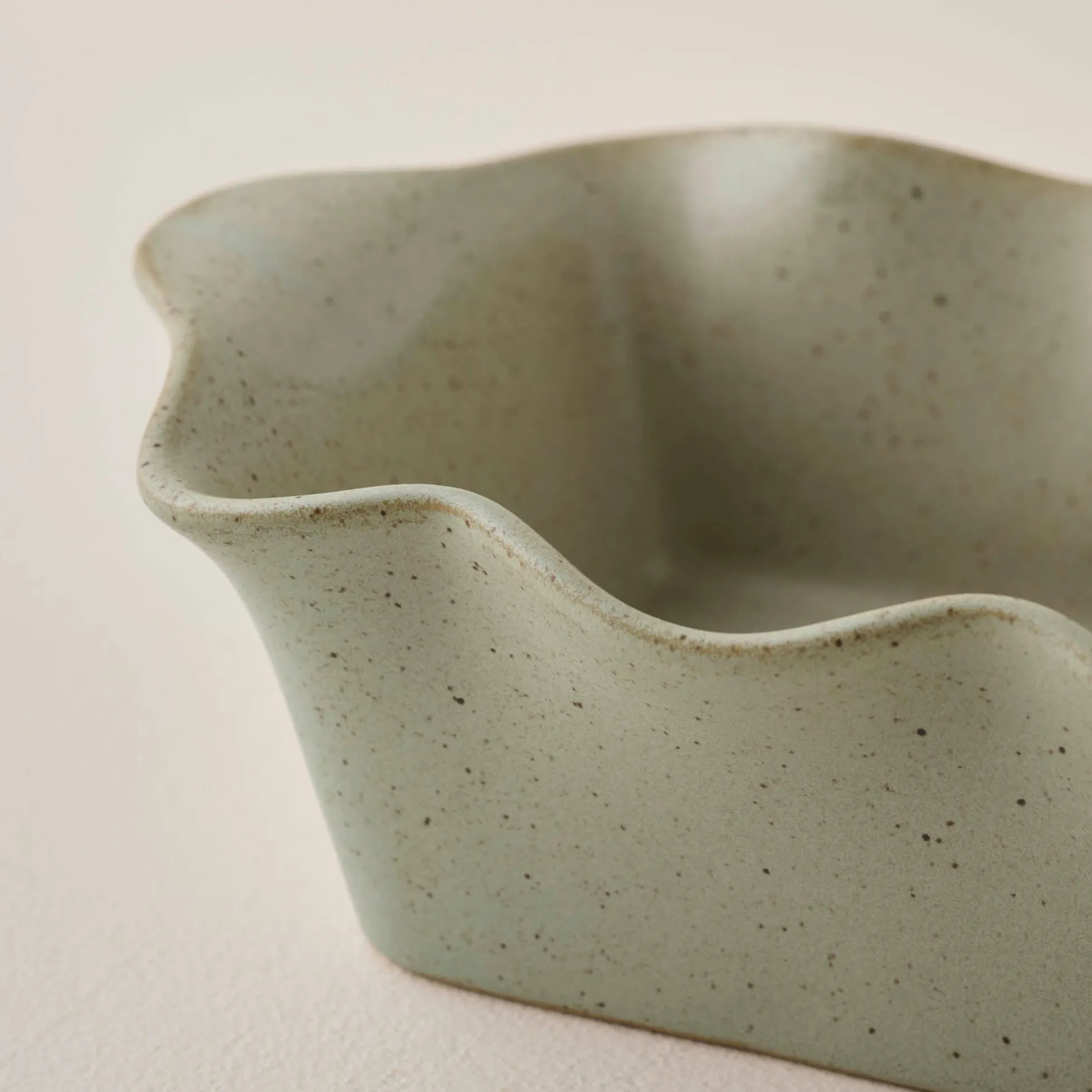 Loden Green Scalloped Loaf Pan