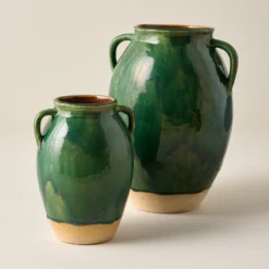 Lorne Glazed Amphora Vase