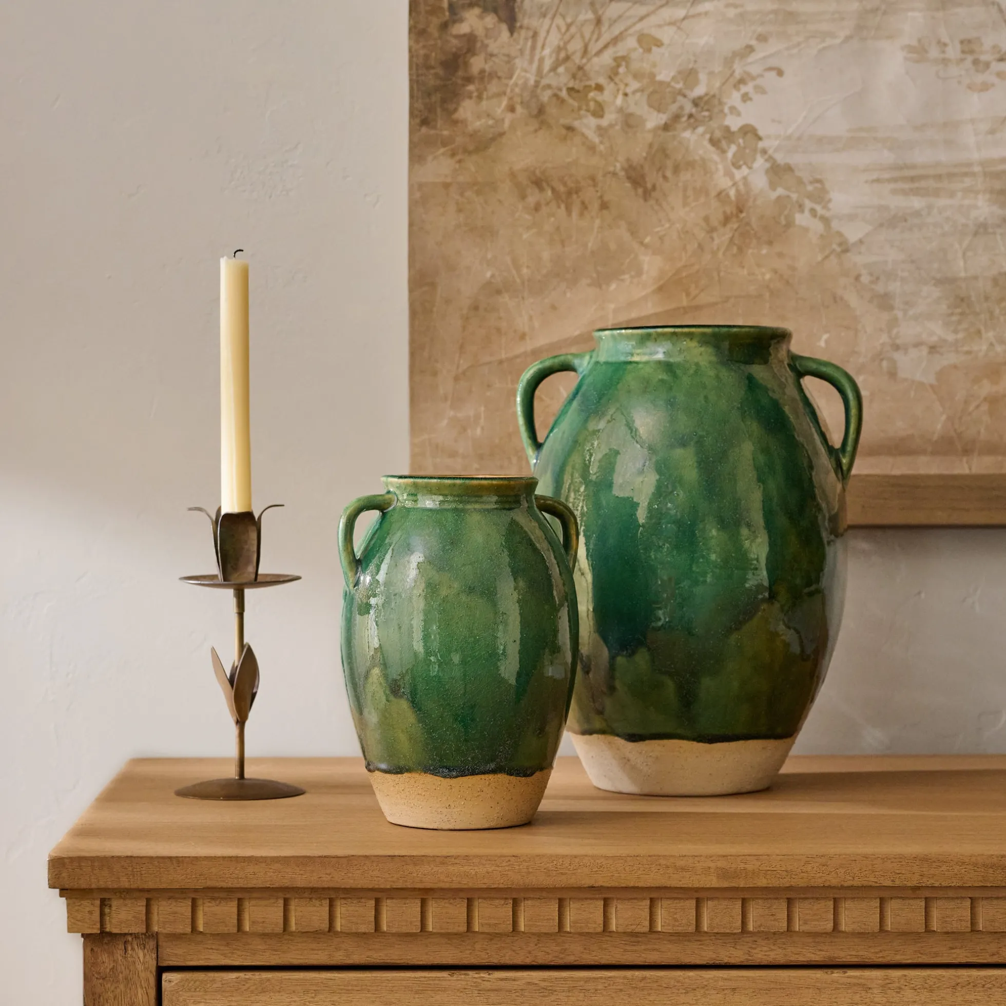 Lorne Glazed Amphora Vase