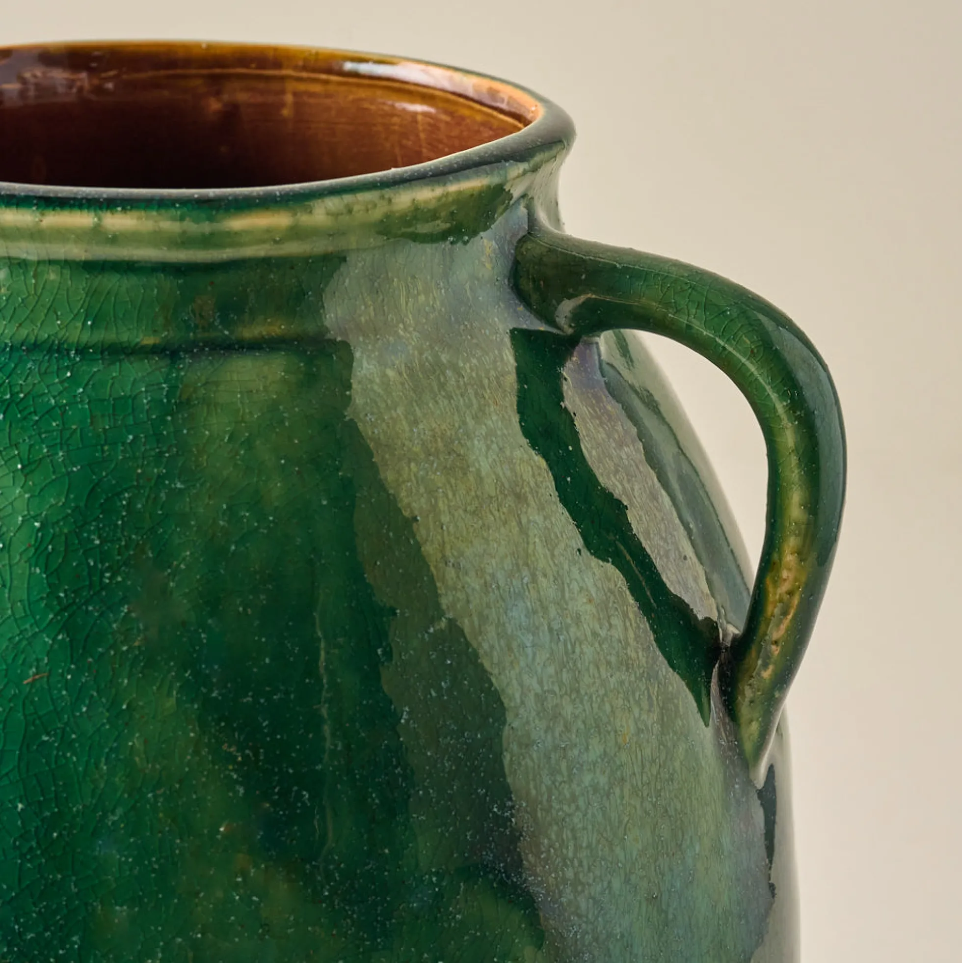 Lorne Glazed Amphora Vase