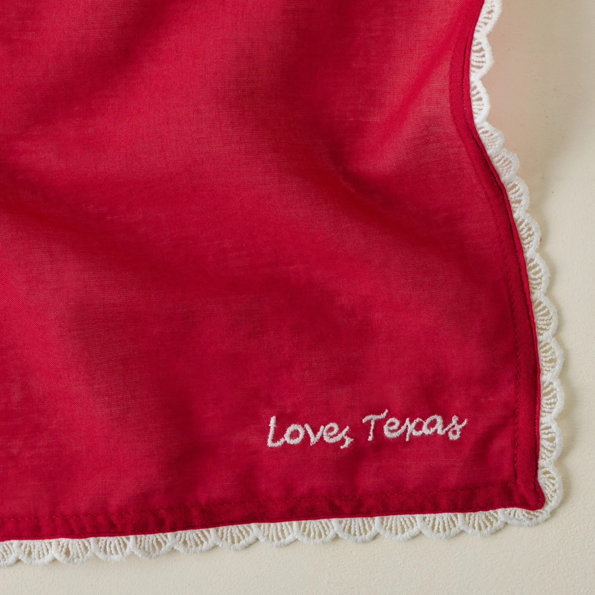 Love Texas Embroidered Bandana