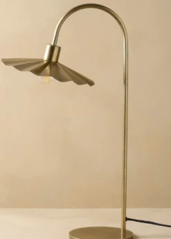 Lulu Brass Petal Lamp