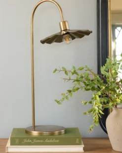 Lulu Brass Petal Lamp