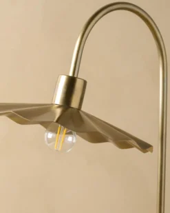 Lulu Brass Petal Lamp