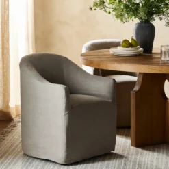 Lyn Dining Chair With Casters