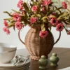 Mabel Rattan Vase