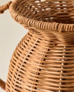 Mabel Rattan Vase