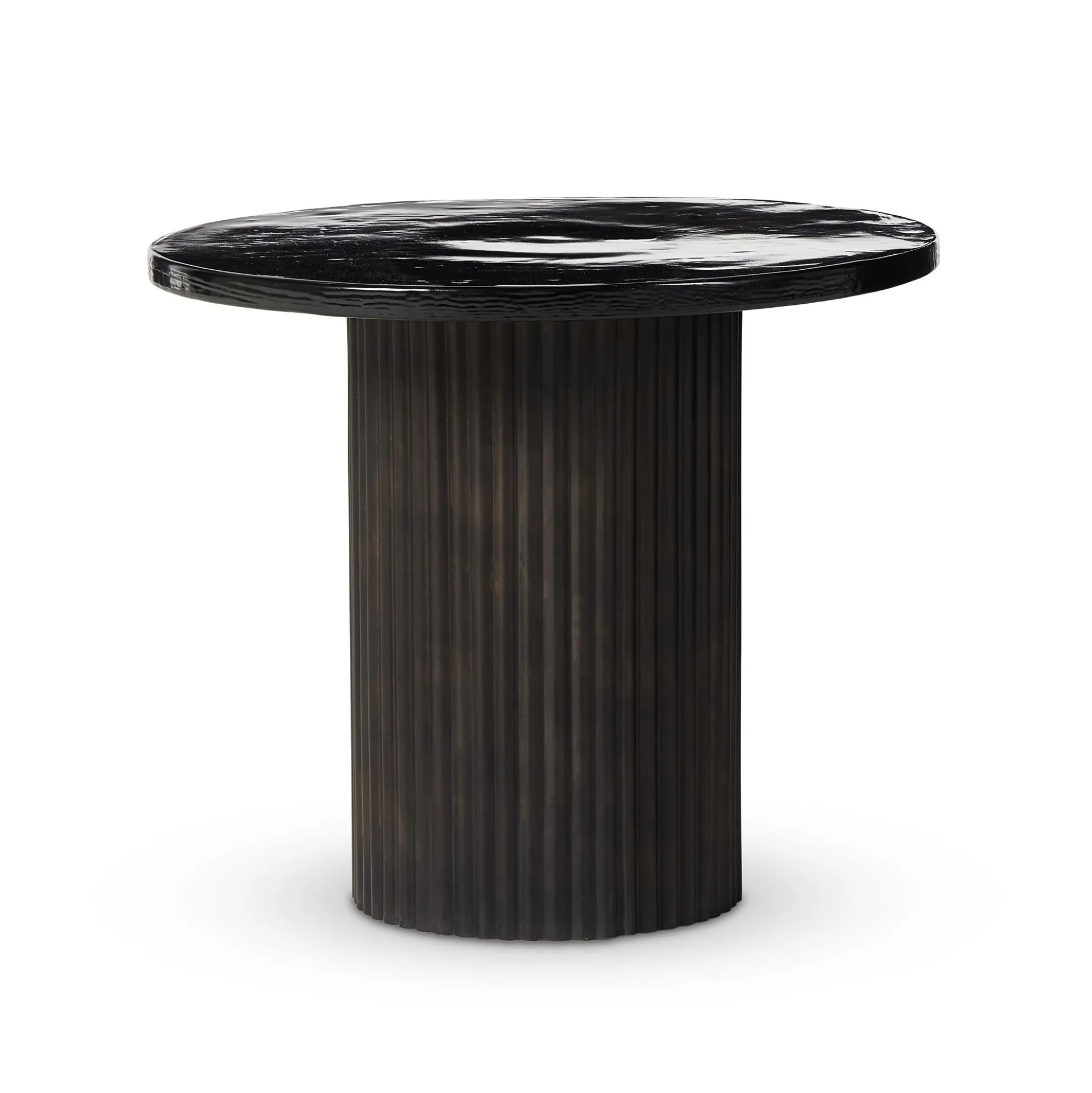 Madden Smoked Glass End Table