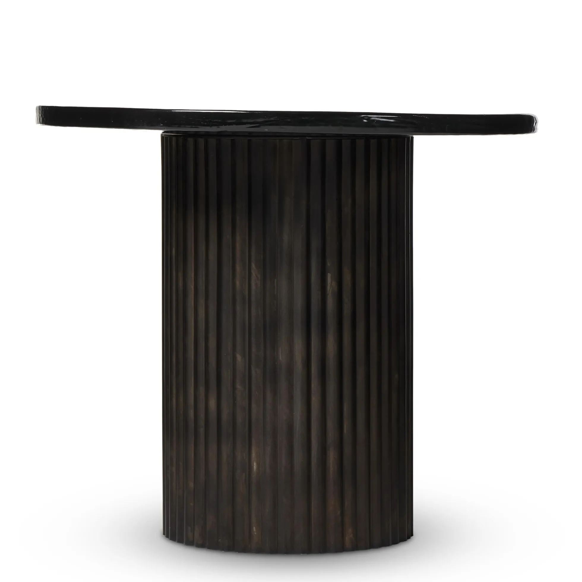 Madden Smoked Glass End Table