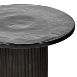 Madden Smoked Glass End Table