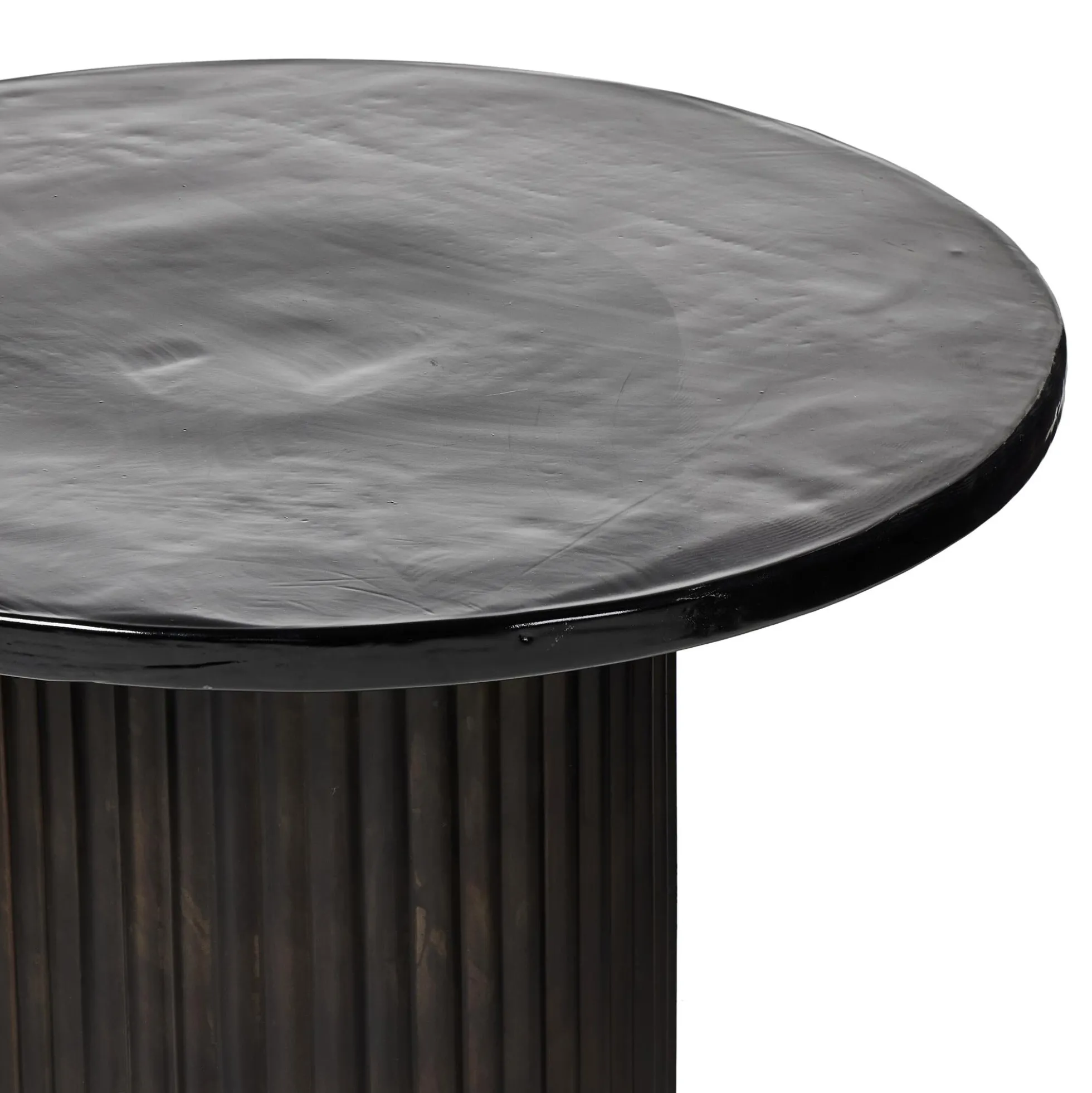 Madden Smoked Glass End Table