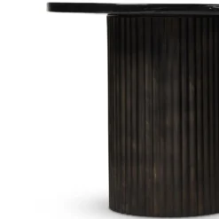Madden Smoked Glass End Table