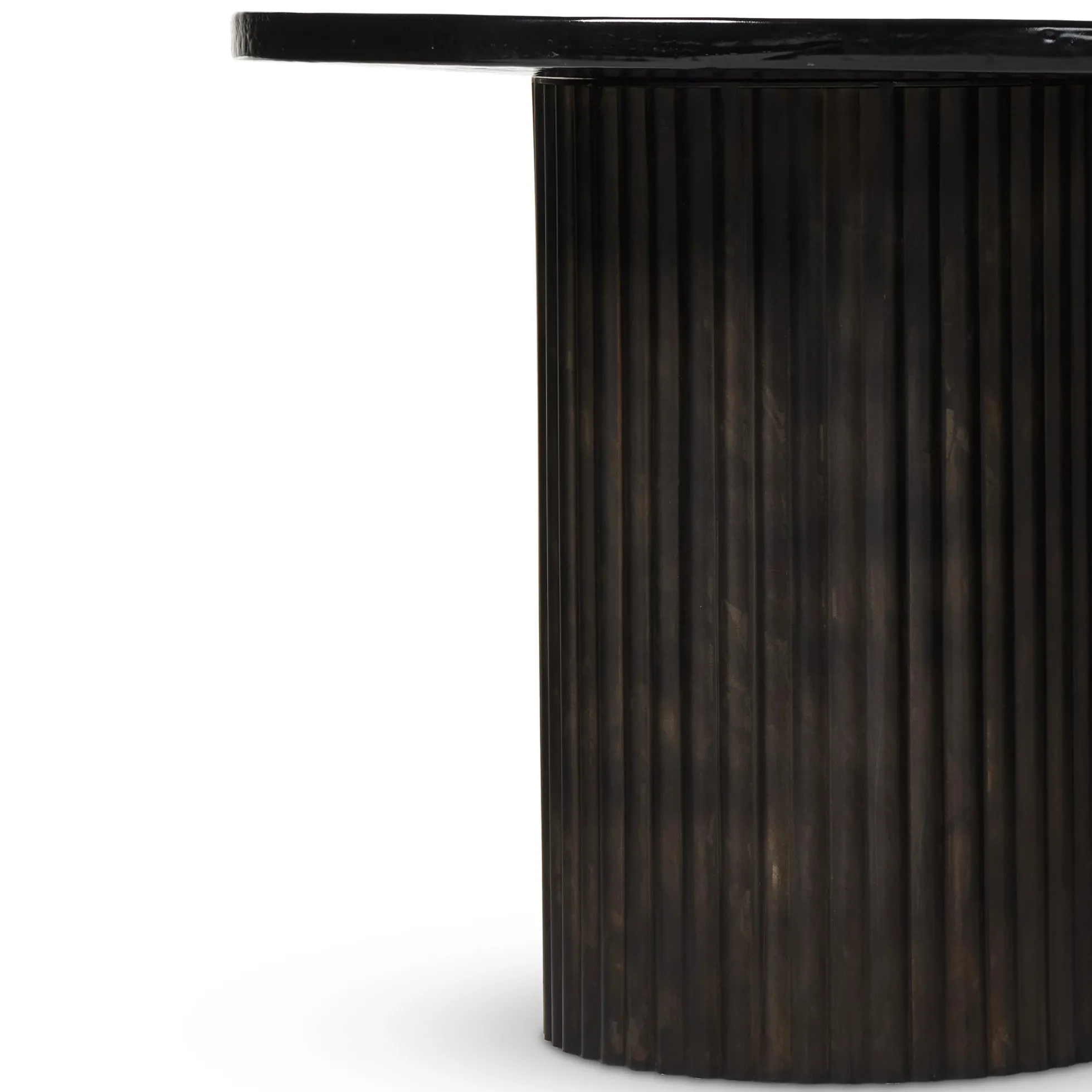 Madden Smoked Glass End Table