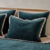 Magical Forest Audrey Velvet Block Print Quilt + Sham Set (King)
