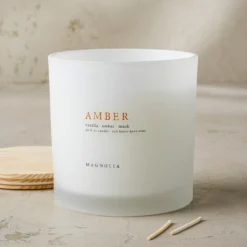 Magnolia Amber Candle