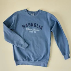 Magnolia Arched Blue Sweatshirt