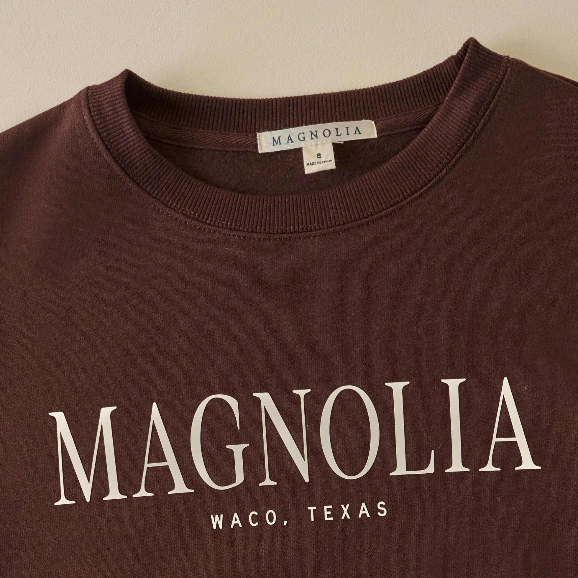 Magnolia Chocolate Soft Fleece Sweatshirt
