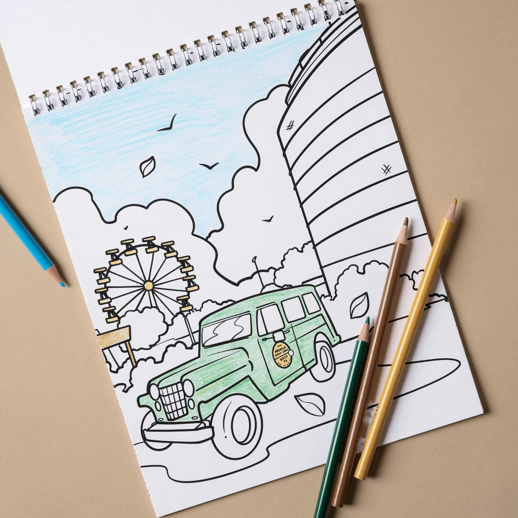 Magnolia Coloring Book