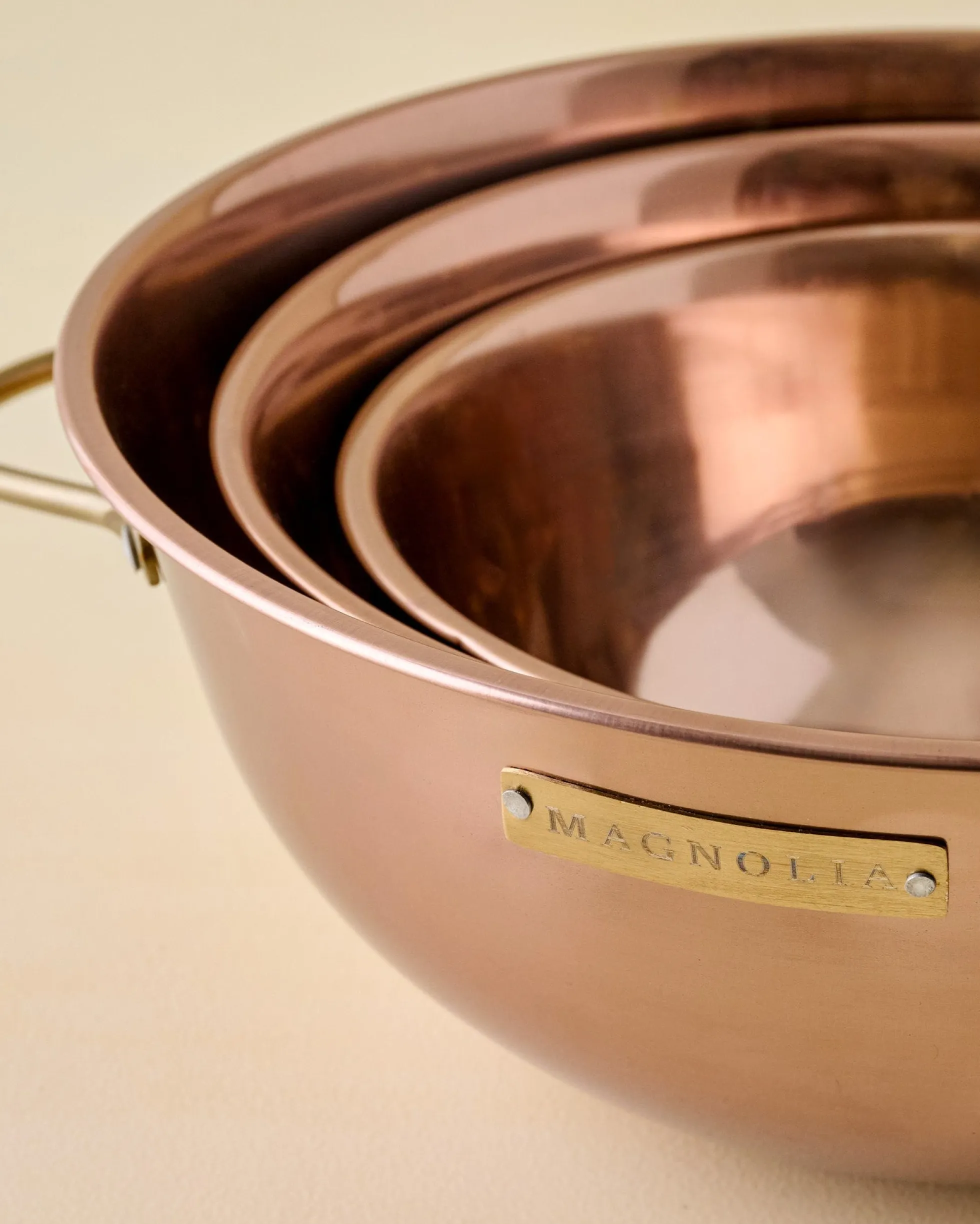 Magnolia Copper Mixing Bowl Set