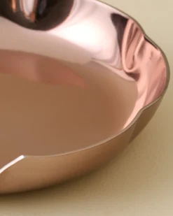 Magnolia Copper Scalloped Spoon Rest