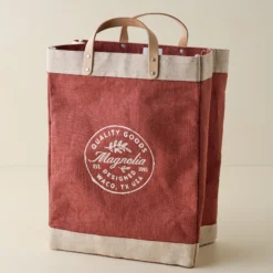 Magnolia Cranberry Market Tote