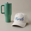 Magnolia Cream Hat and Sage 32oz Traveler Bundle