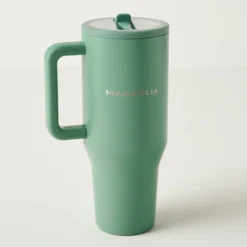 Magnolia Cream Hat and Sage 32oz Traveler Bundle