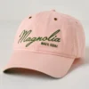 Magnolia Embroidered Script Blush Hat