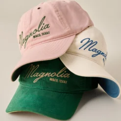 Magnolia Embroidered Script Blush Hat