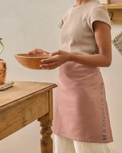 Magnolia Est. Convertible Tea Towel Apron - Pink